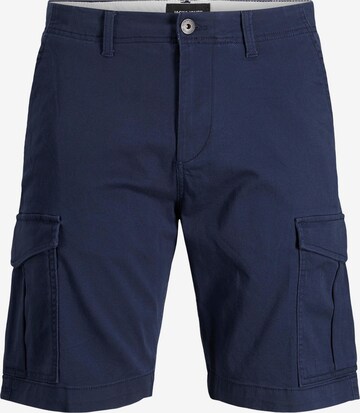 Jack & Jones Junior Regular Pants 'JOE' in Blue: front