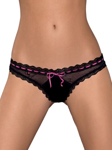 Obsessive Thong 'Melidia thong' in Black