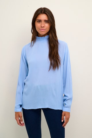 Kaffe Blouse in Blauw: voorkant