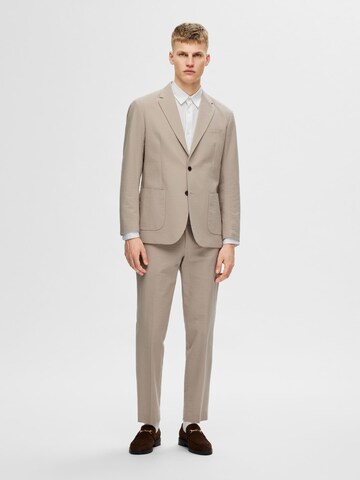 SELECTED HOMME Средняя посадка Пиджак 'SLHSMITH' в Серый
