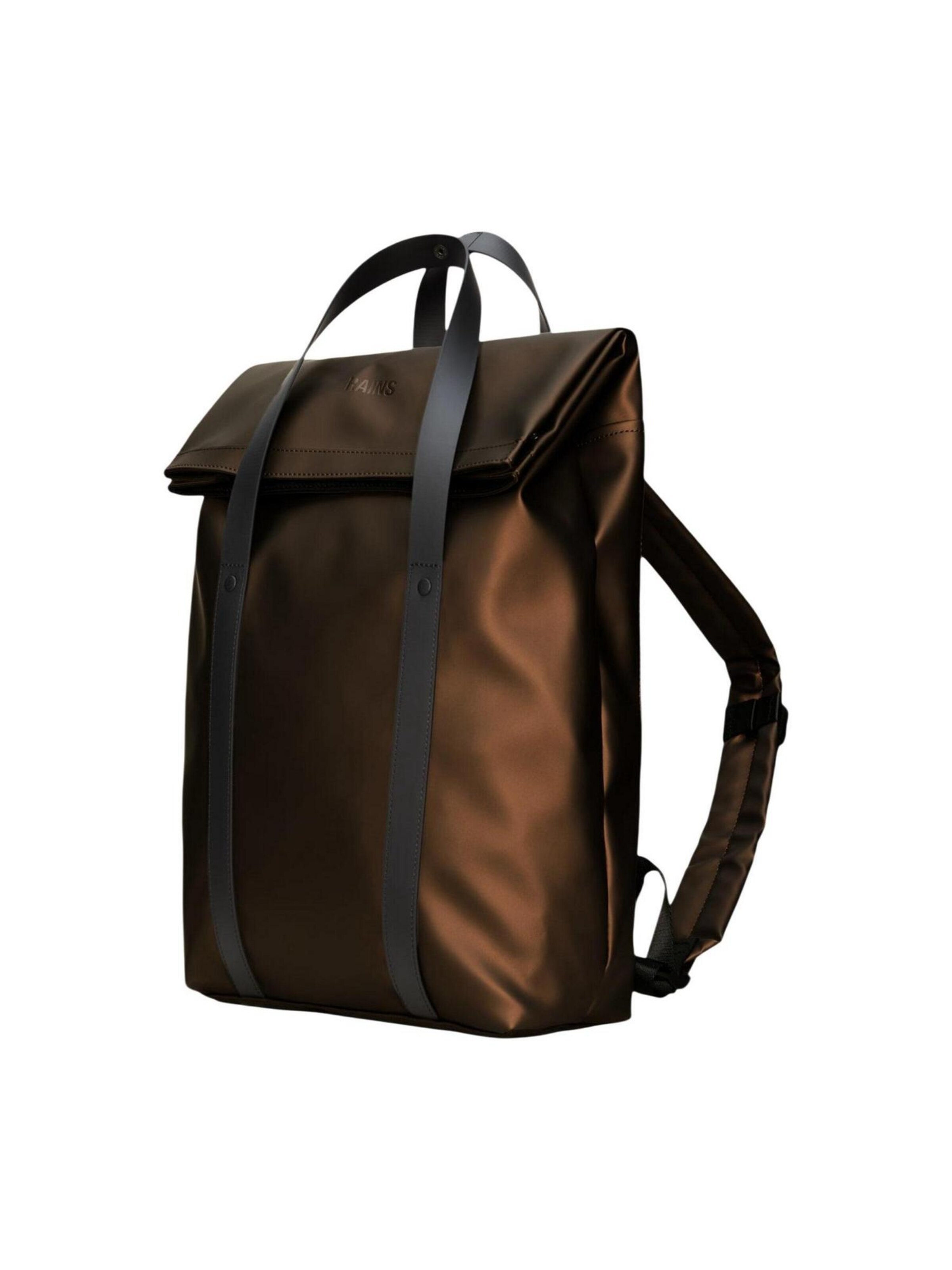 RAINS Rugzak '2 W Tote Bckpck W3 12940' in Bruin