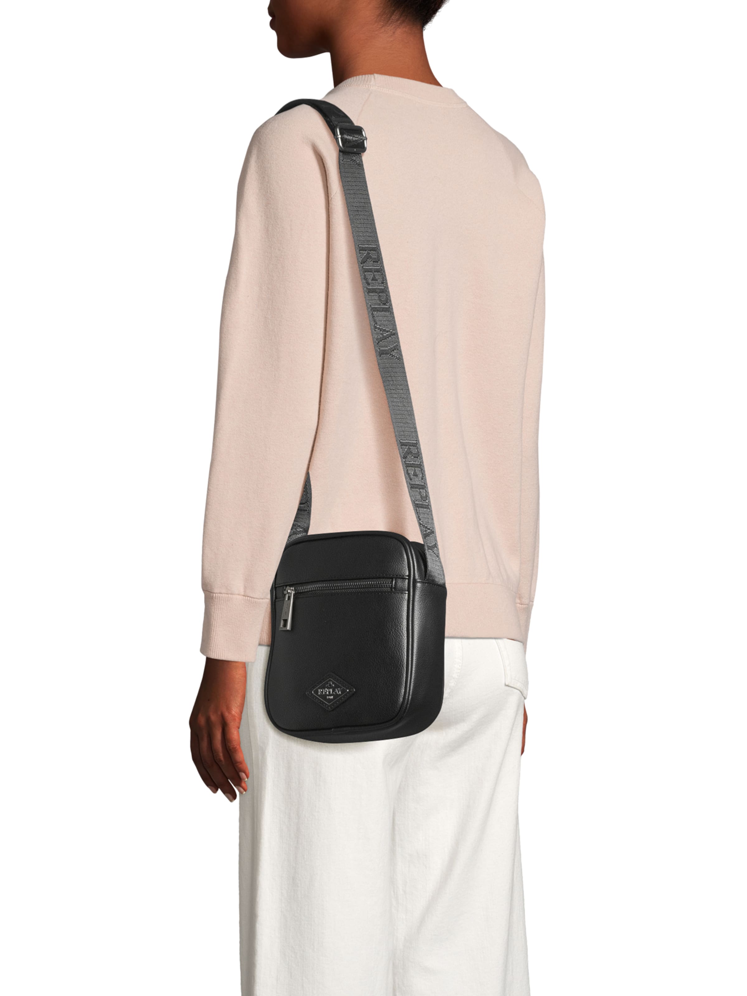 REPLAY Τσάντα ώμου σε μαύρο