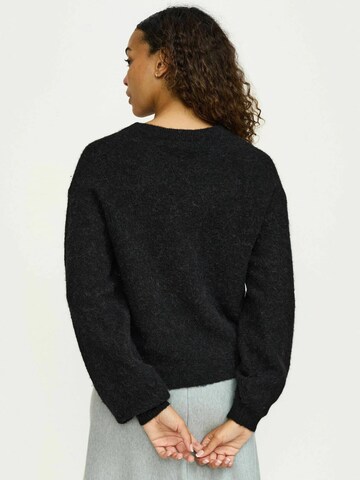 Pulover ' SRAllison ' de la Soft Rebels pe negru: spate