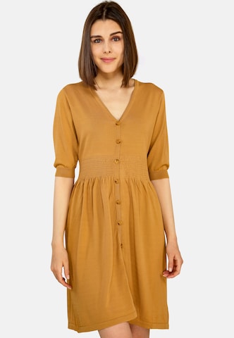TOOche Dress 'Marrone' in Yellow: front