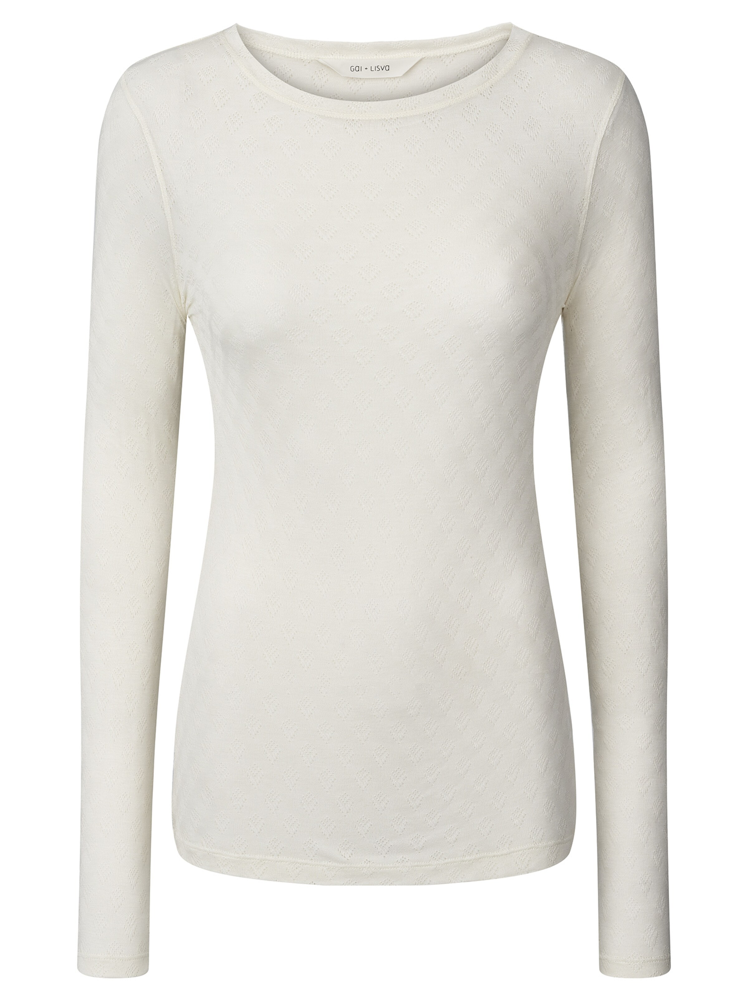 Gai+Lisva Top 'Fermi' – bílá: přední strana