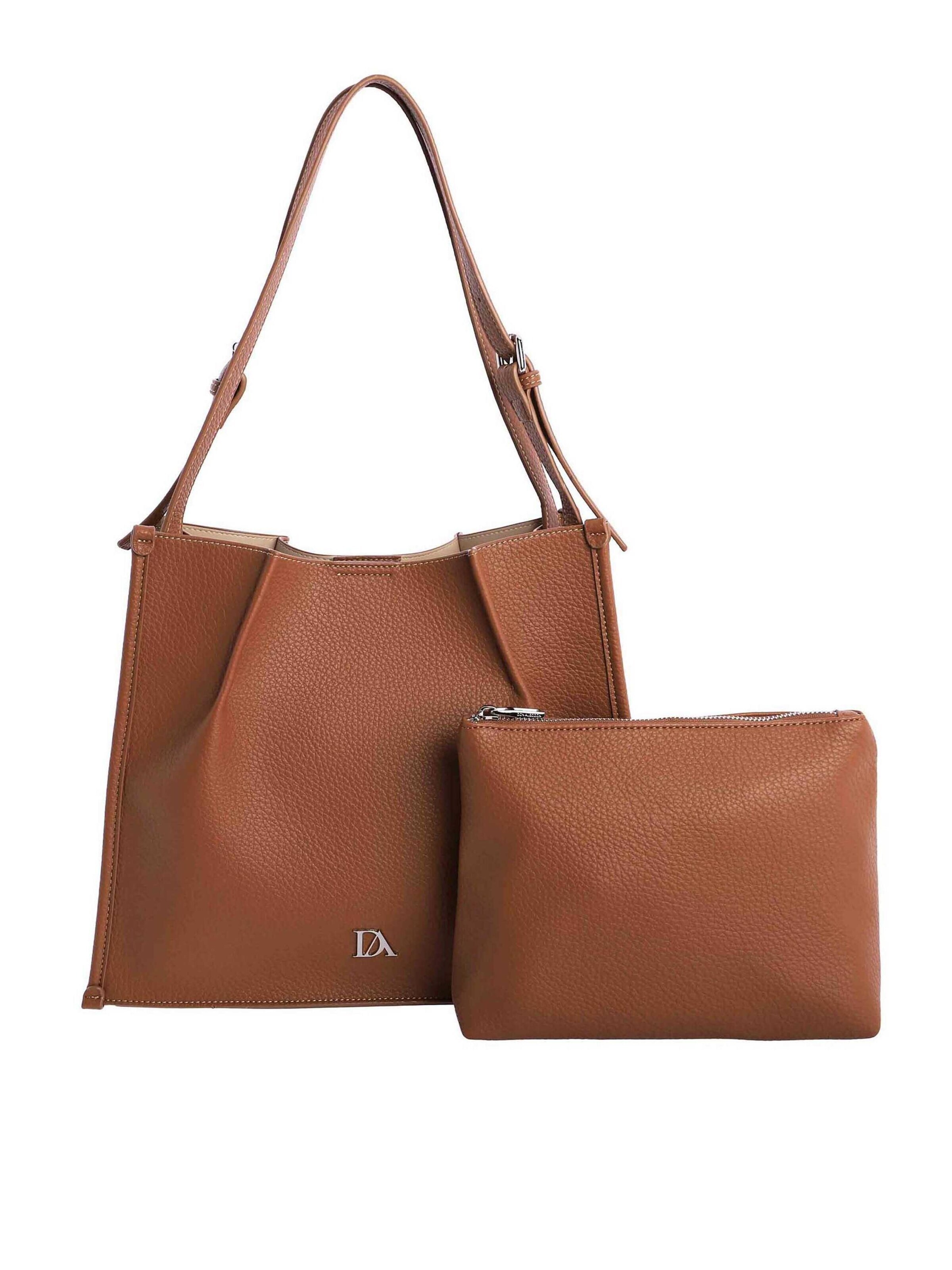 Don Algodon - Shopper 'Lucca' en marrón: frente