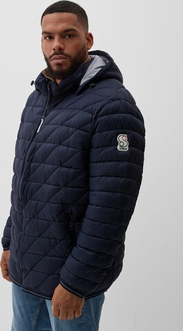 s.Oliver Men Big Sizes Übergangsjacke in Blau: predná strana