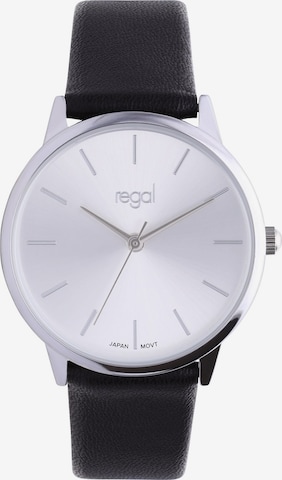 Montre à affichage analogique 'Klassisch' Lucardi en noir : devant