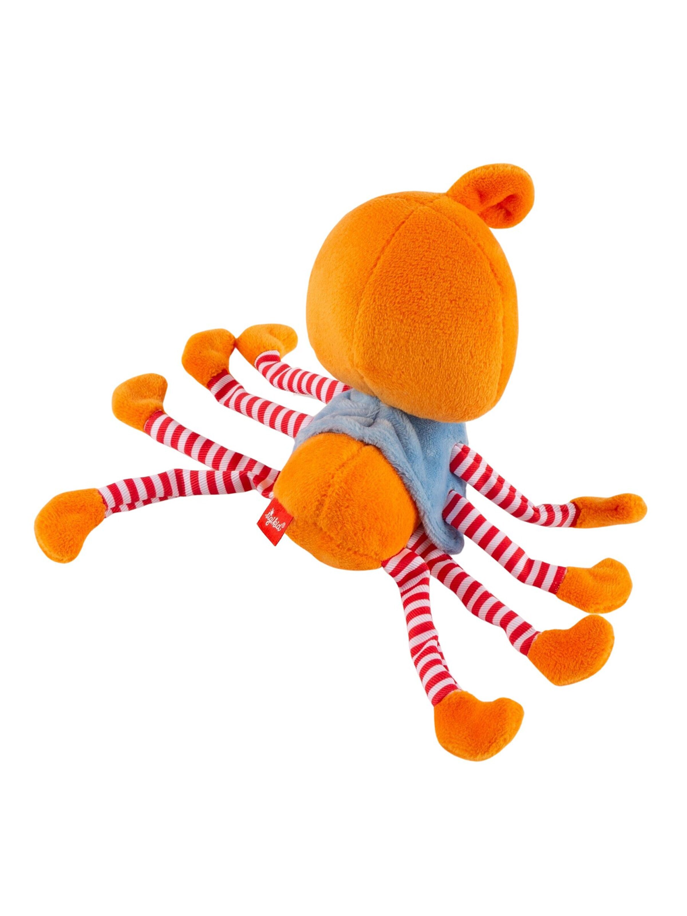 SIGIKID Stuffed animals 'Plüschtier Spielfigur Die kleine Spinne Widerlich, 15cm' in Orange