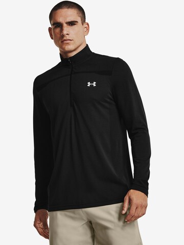 UNDER ARMOUR Funktionsshirt in Schwarz: predná strana