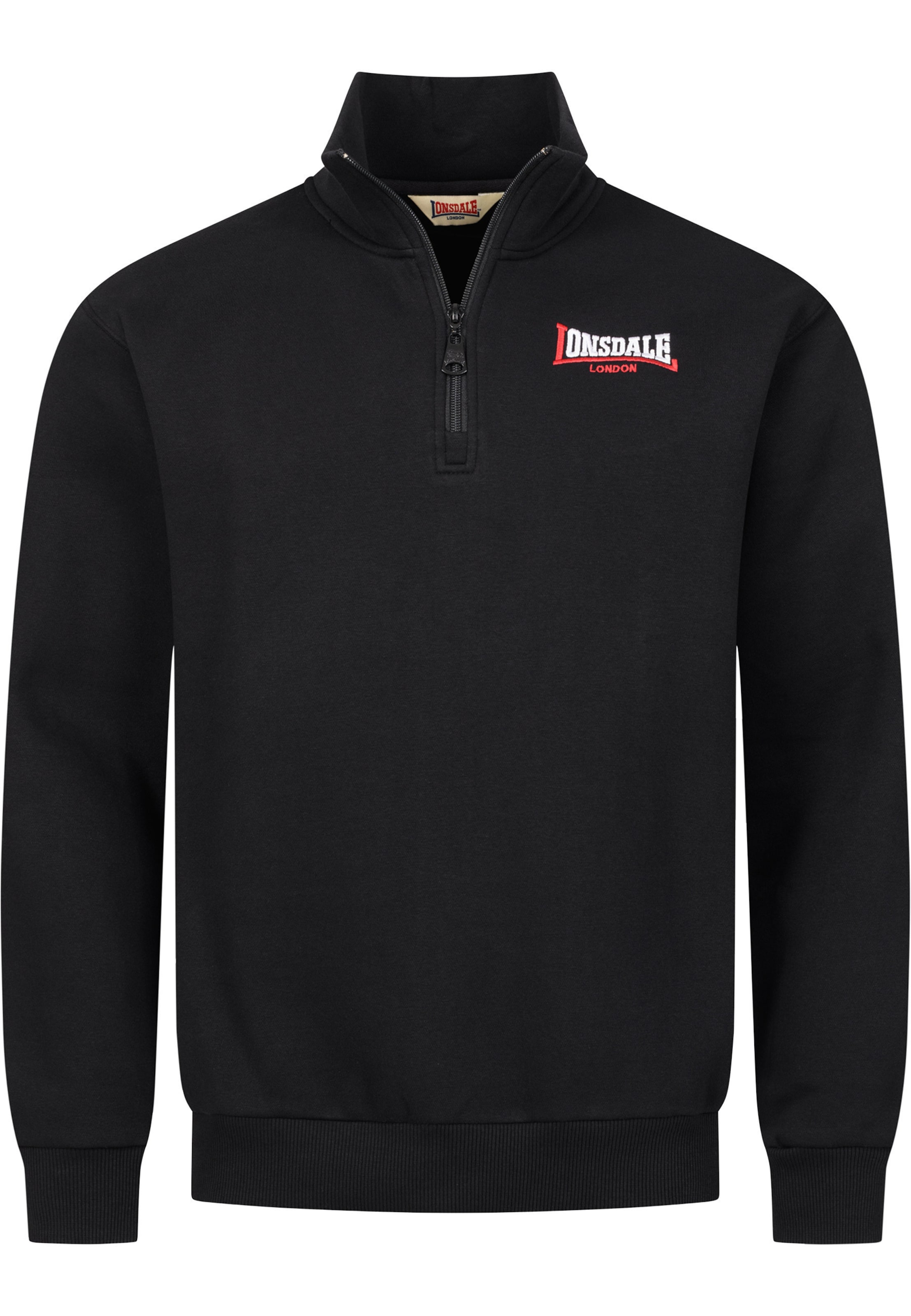 Sweat-shirt 'Gryffidam' LONSDALE en noir : devant