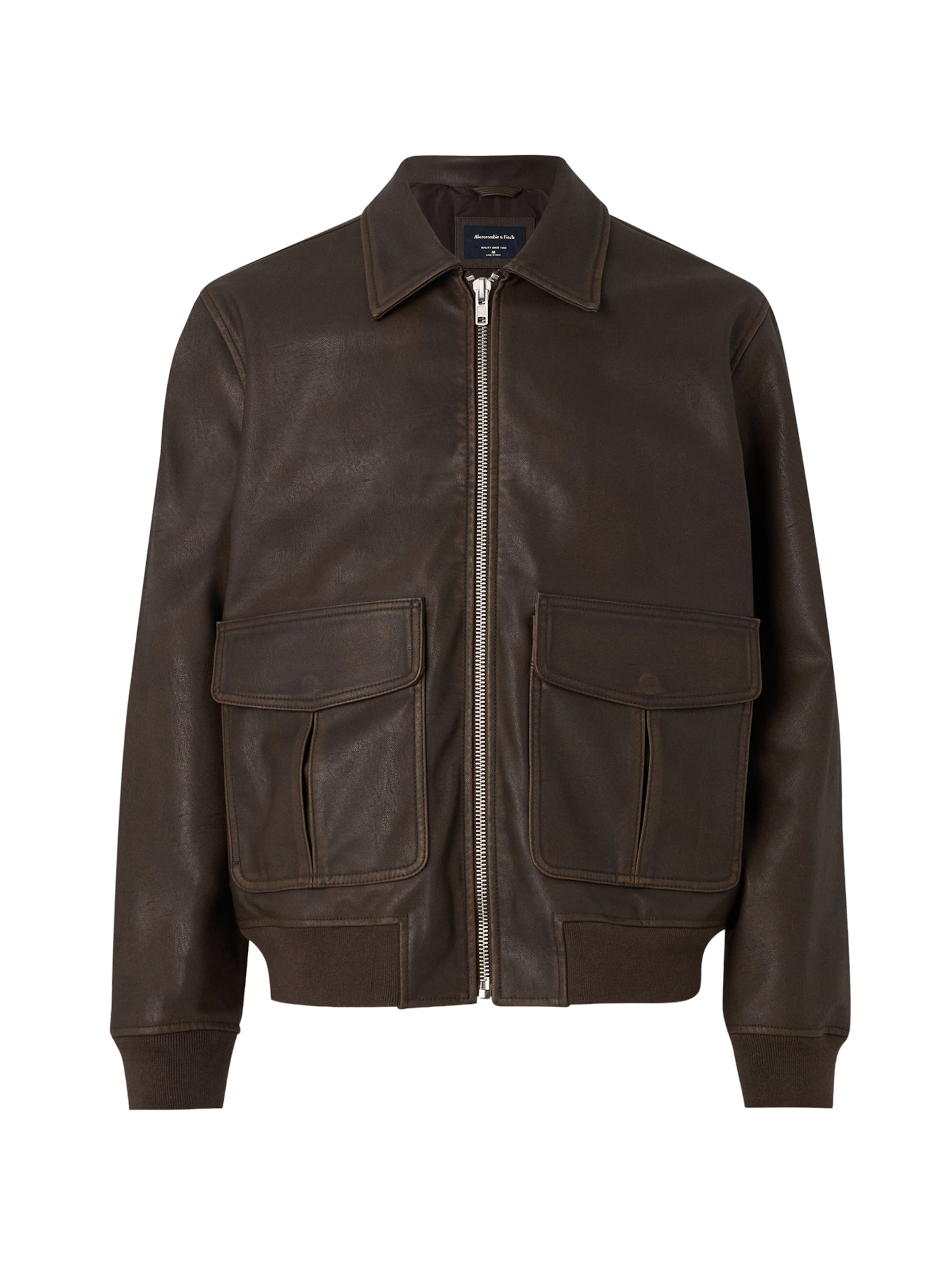 Abercrombie & Fitch Between-season jacket in Brown: front