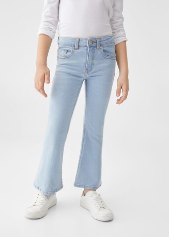 MANGO KIDS Flared Jeans i blå: framsida