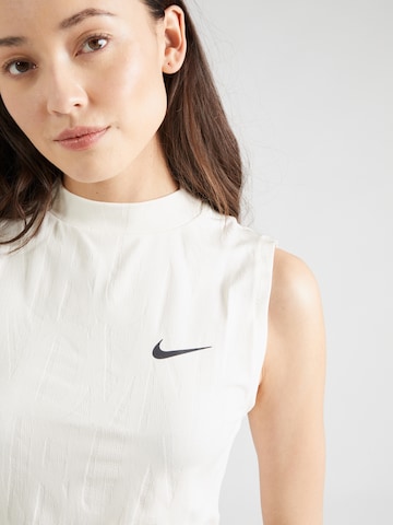 Tricou funcțional 'RUN DIVISION' de la NIKE pe bej