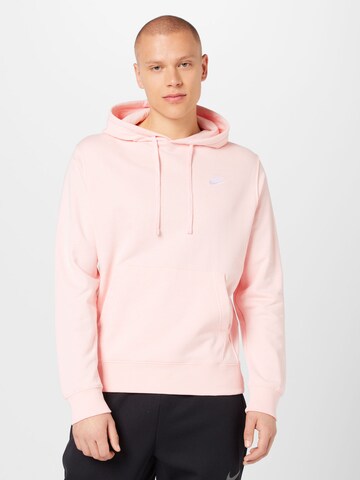 Nike Sportswear Regular fit Суичър в розово: отпред