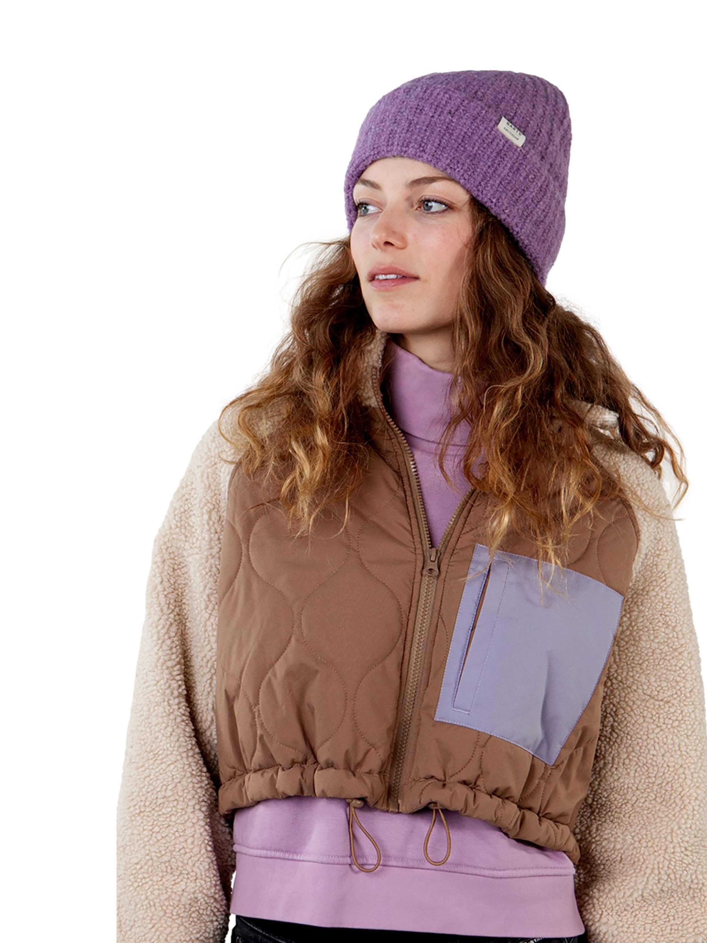 Barts Beanie 'Neide' in Purple