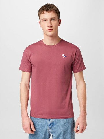 Maglietta 'Embro Gull' di Cleptomanicx in rosa: frontale