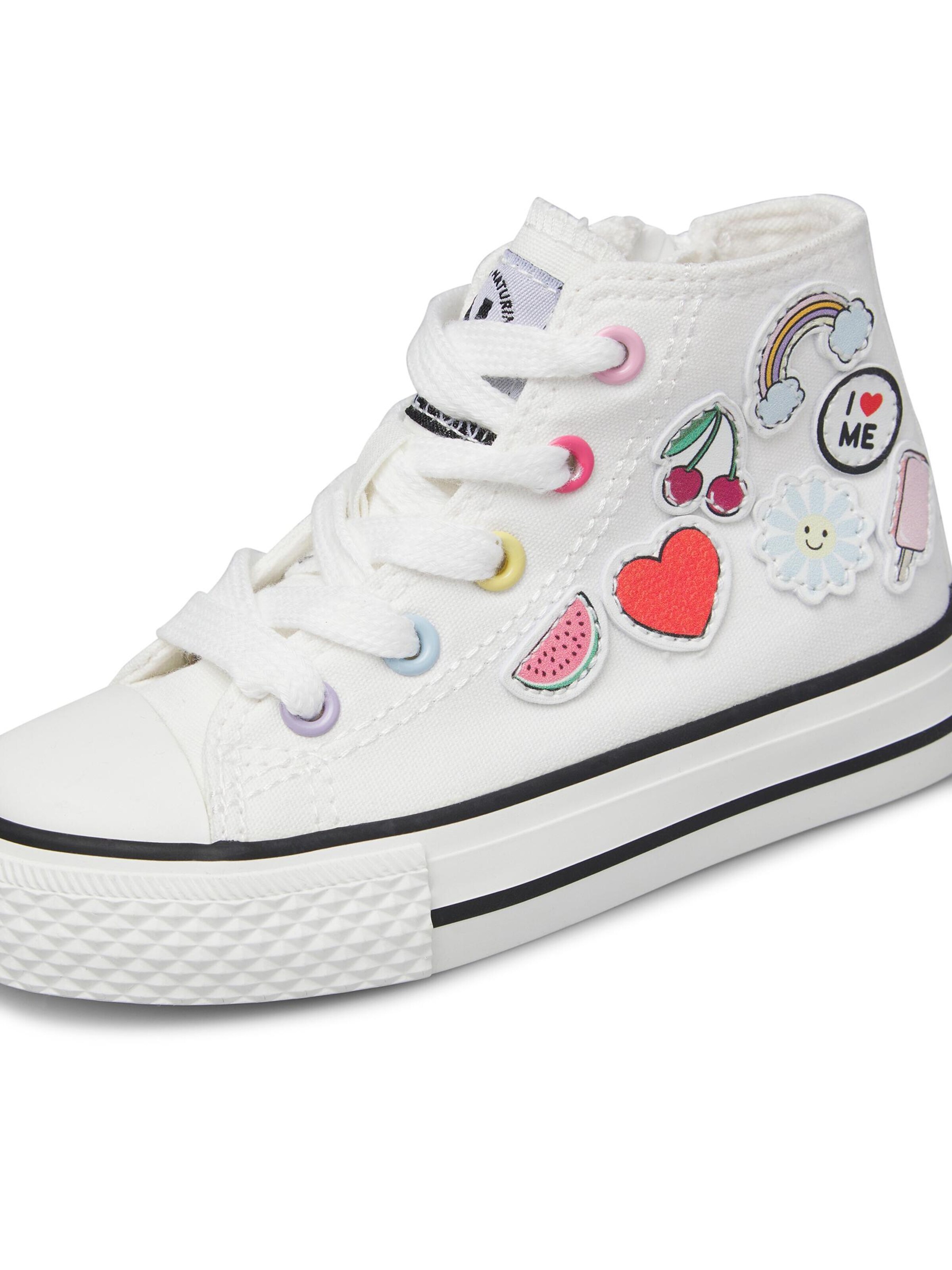 NATURINO Sneaker 'YLFAS.'‌‌‌‌‌ in Weiß