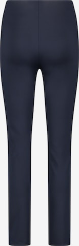 GERRY WEBER Slim fit Pleat-Front Pants in Blue