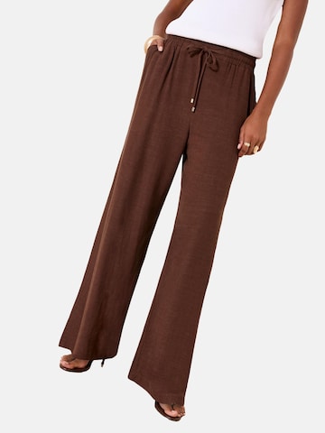 regular Pantaloni di Lipsy in marrone: frontale