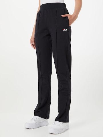 FILA Flared Trousers 'BURGAS' in Black: front