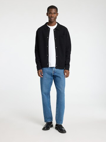SELECTED Gebreid vest in Zwart