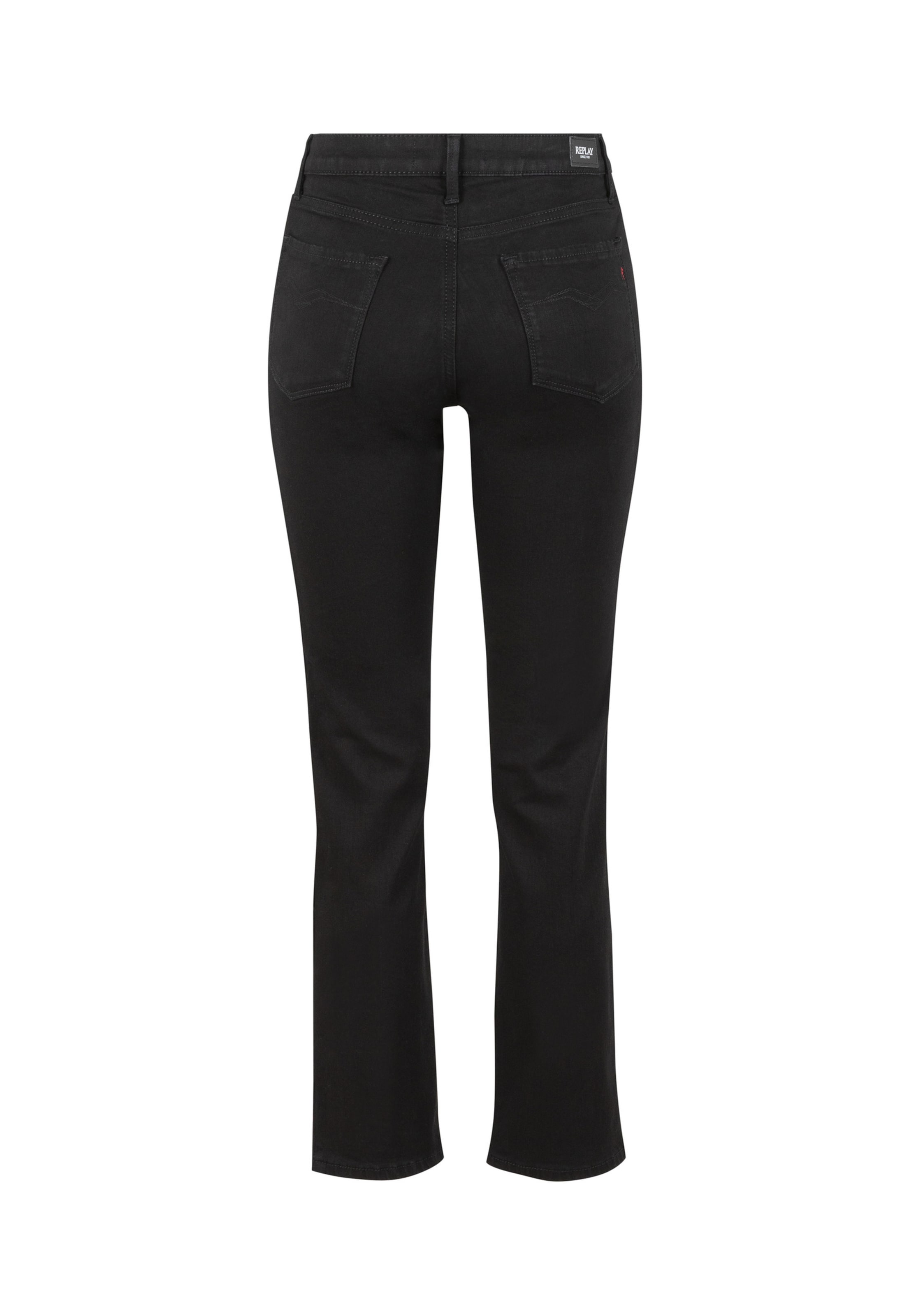 REPLAY Regular Jeans in Zwart