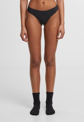 Urban Classics Slip in Schwarz: Vorderseite
