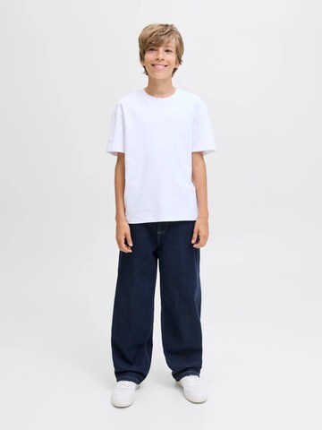 Jack & Jones Junior Zvonové kalhoty Džíny 'JJIALEX JJCARPENTER' – modrá