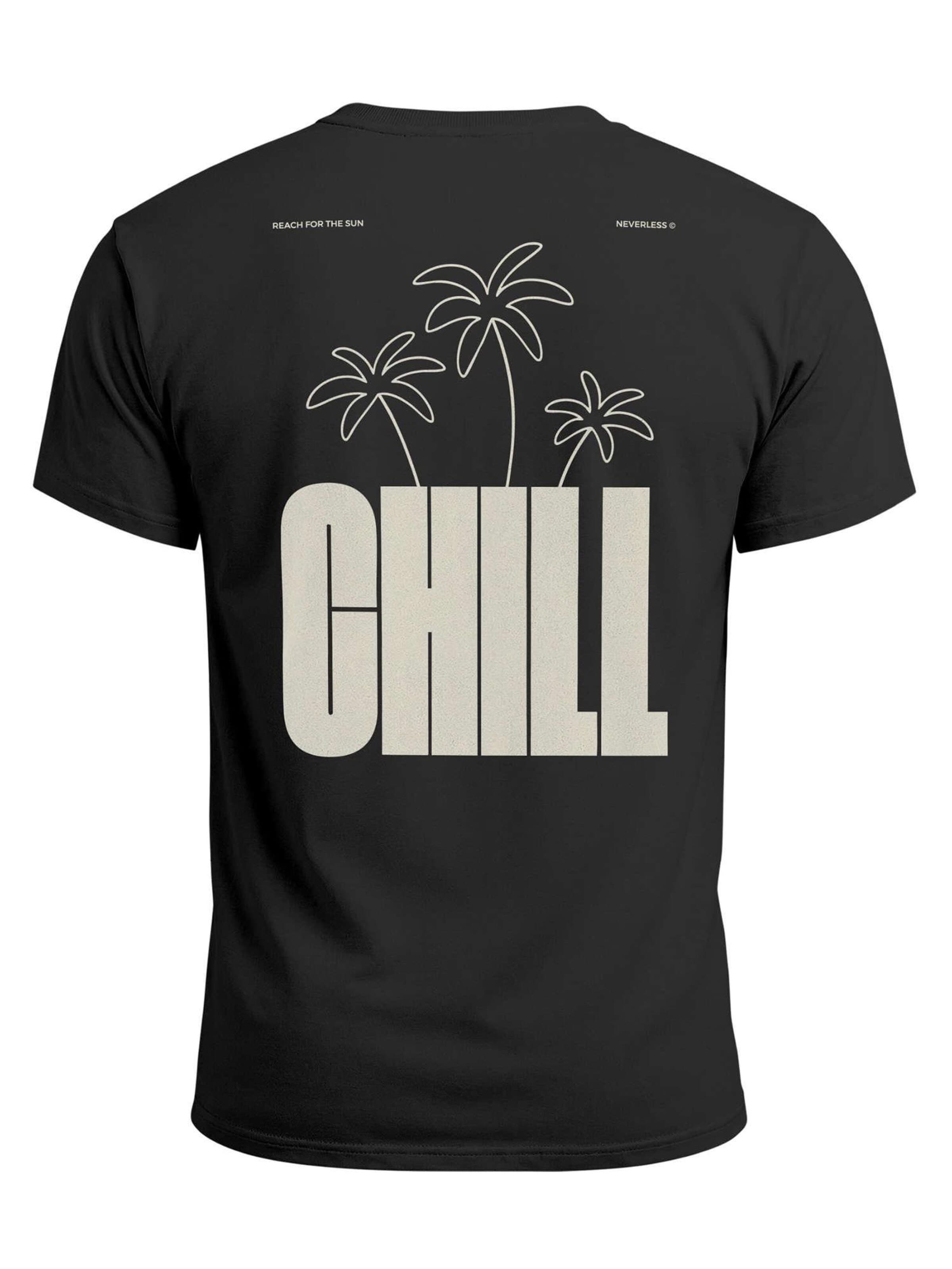 Neverless Shirt 'chill' in Black: front