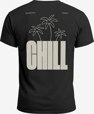 Neverless Shirt 'chill' in Black: front