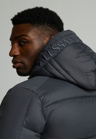 Alessandro Zavetti Winter jacket 'Nevori' in Grey
