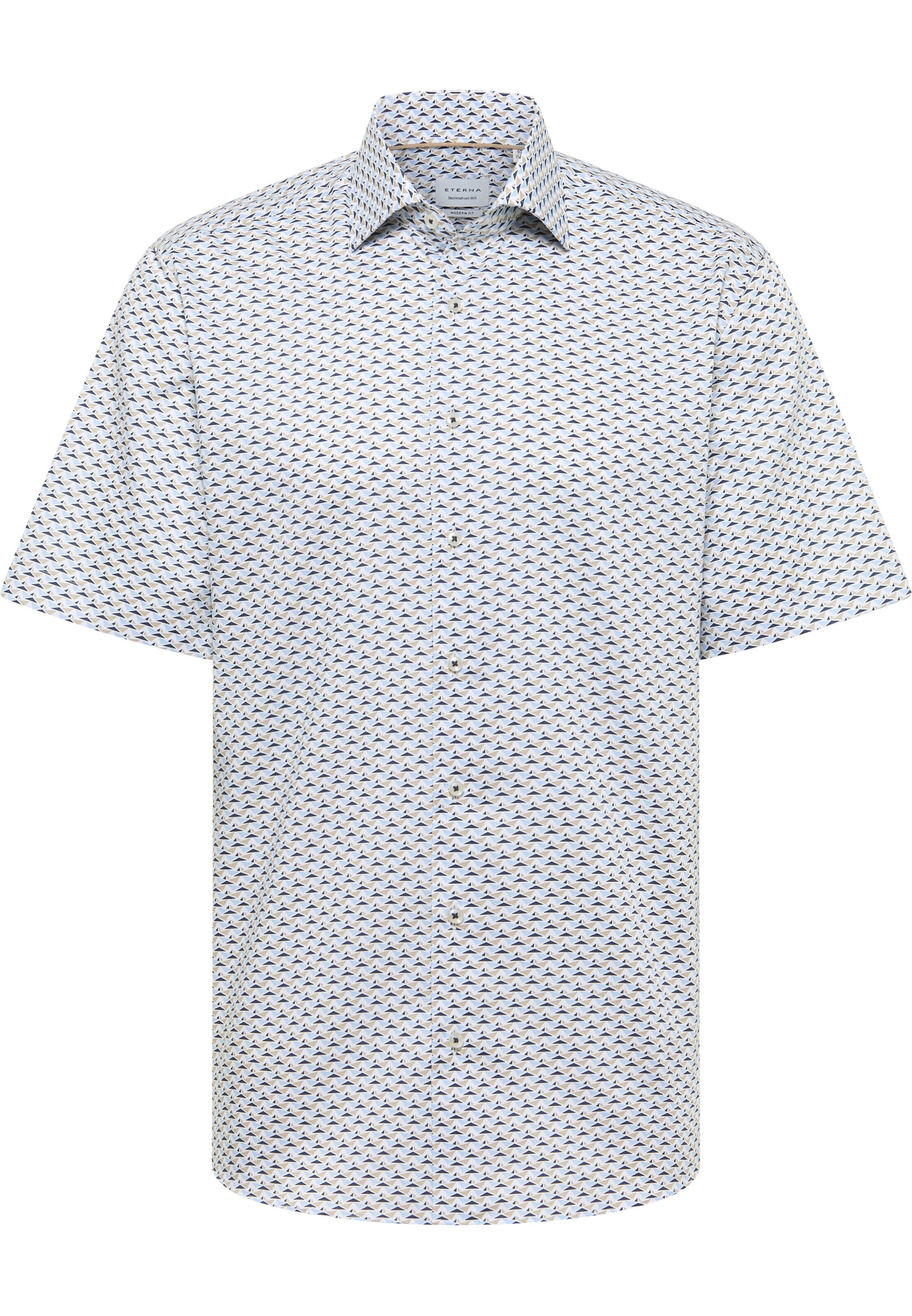 ETERNA Regular fit Button Up Shirt in White: front