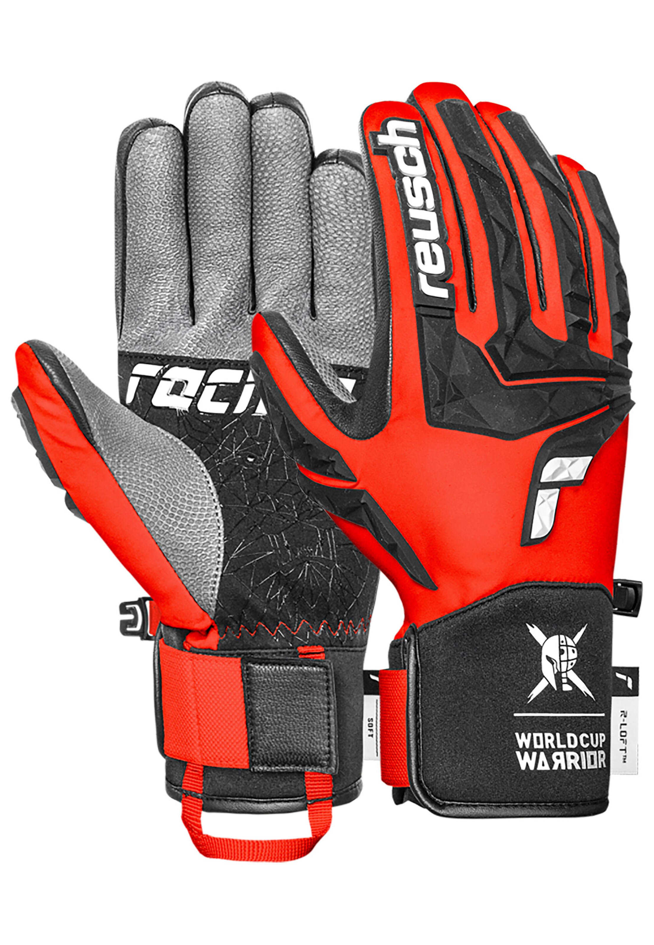 REUSCH Fingerhandschuhe 'Ultra' in Grau: Vorderseite