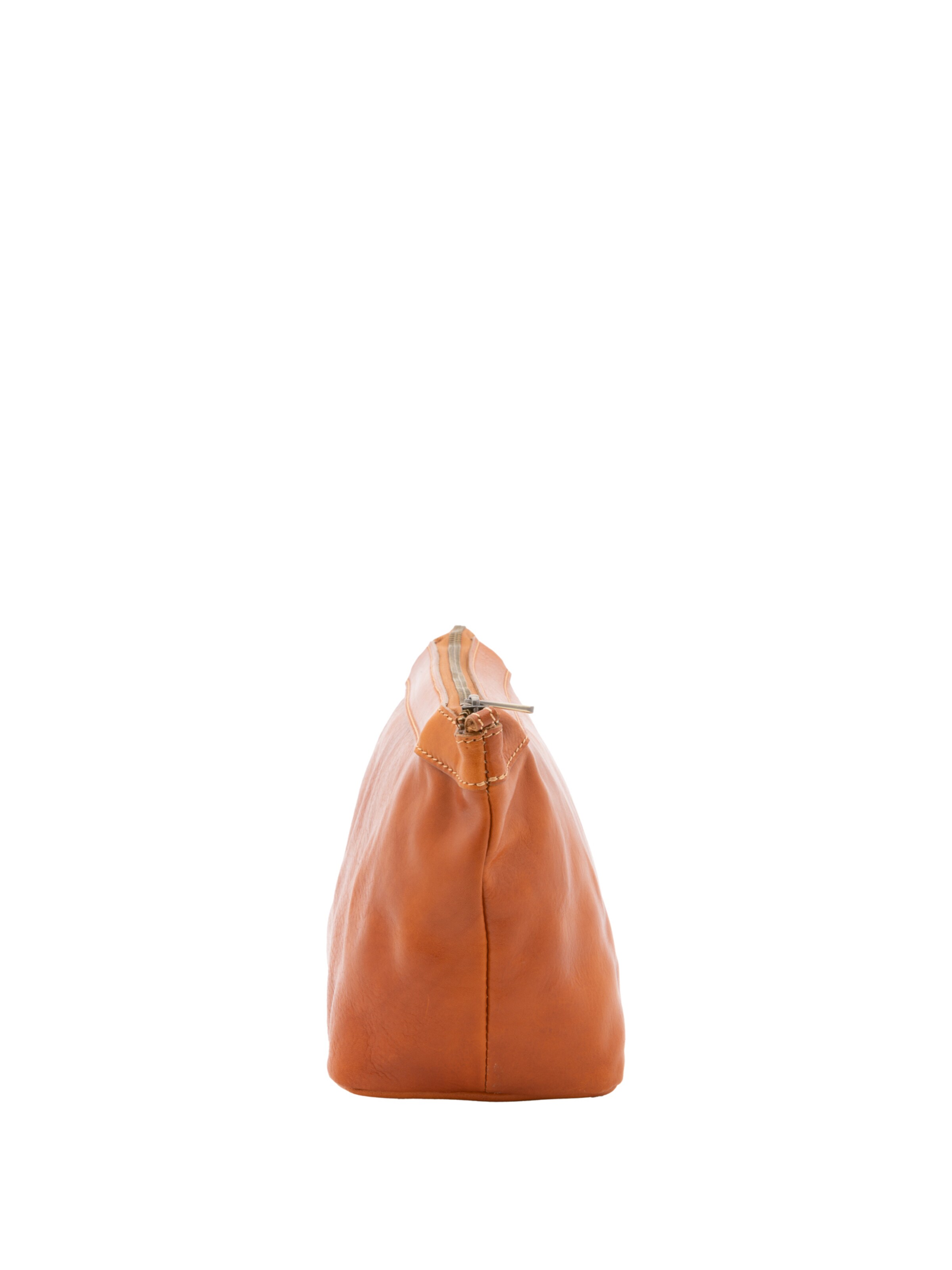 Pochette 'Pochette in vera pelle con zip - I Fratelli' di I Fratelli in beige