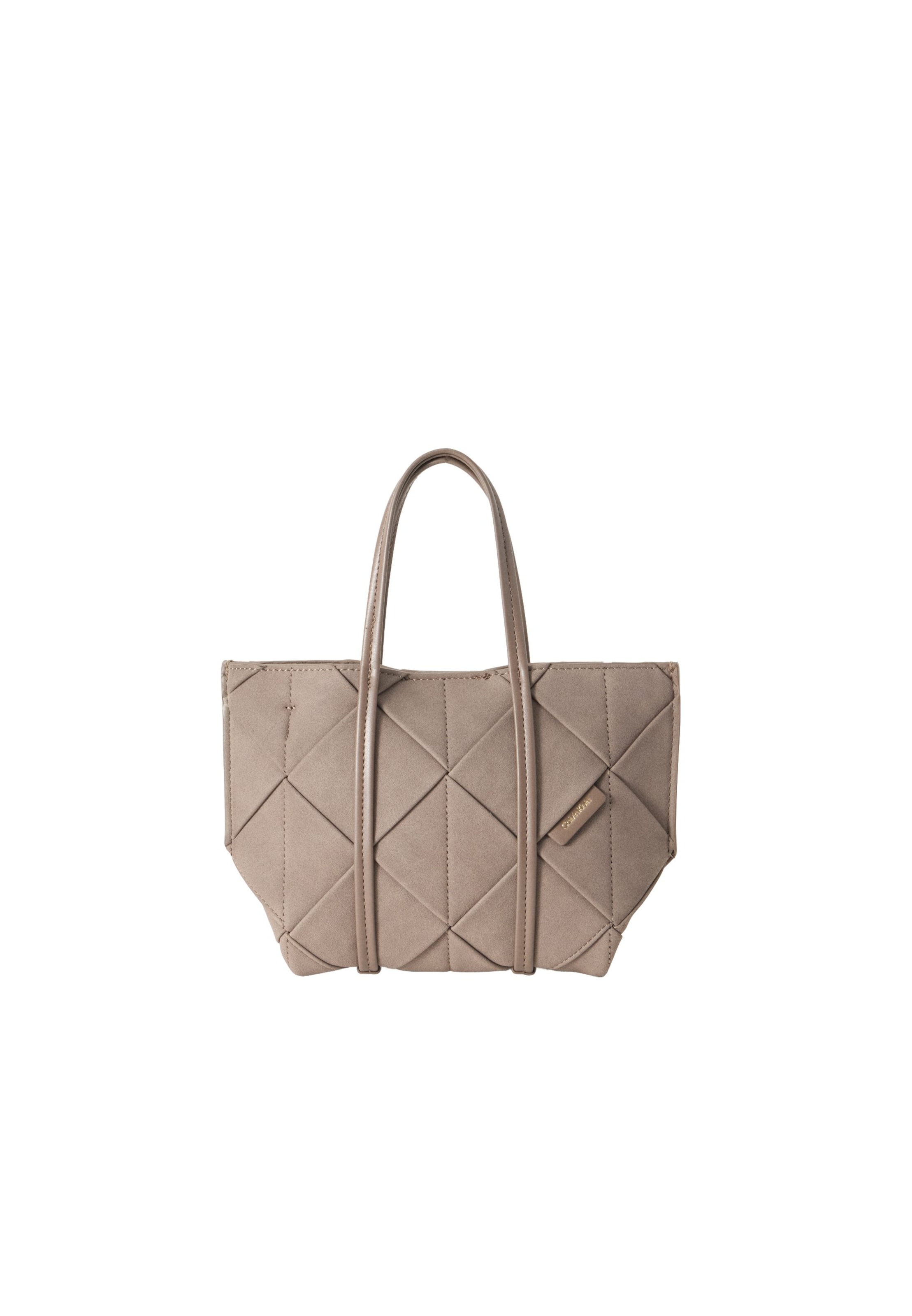 Shopper di Calvin Klein in beige: frontale