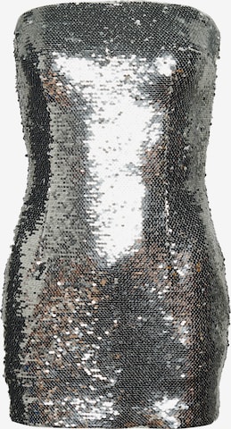 Superdry Cocktail Dress in Silver: front