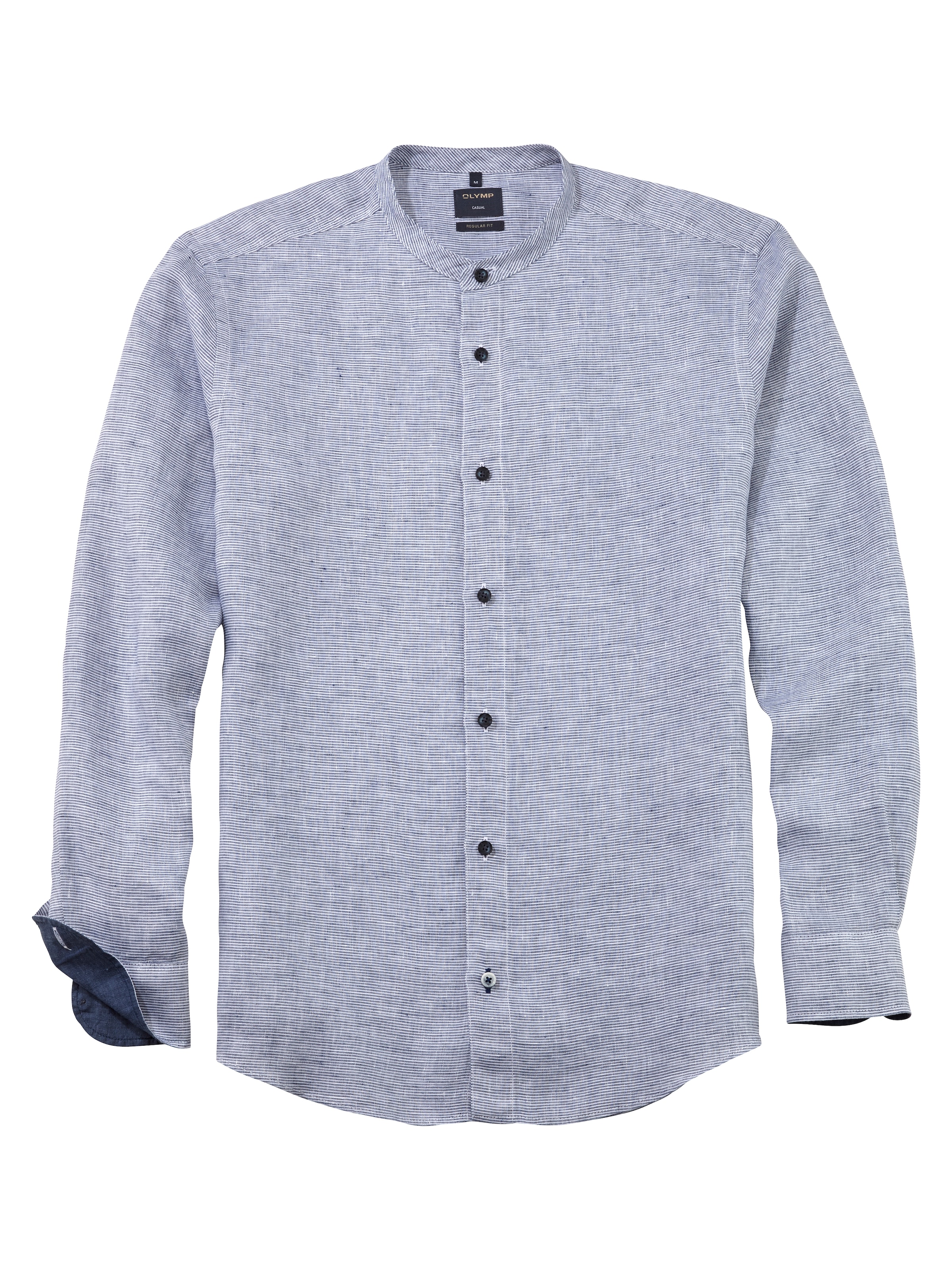 OLYMP Regular Fit Hemd in Blau: Vorderseite