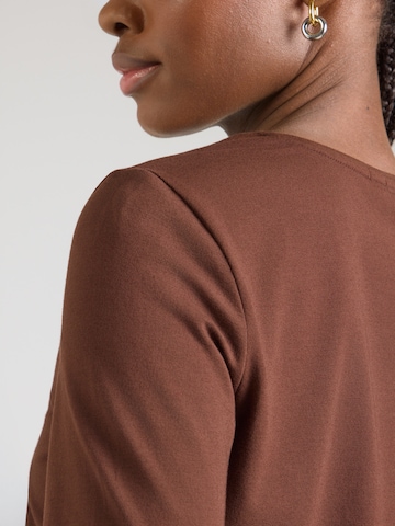 PIECES Shirt 'PCSIRENE' in Brown