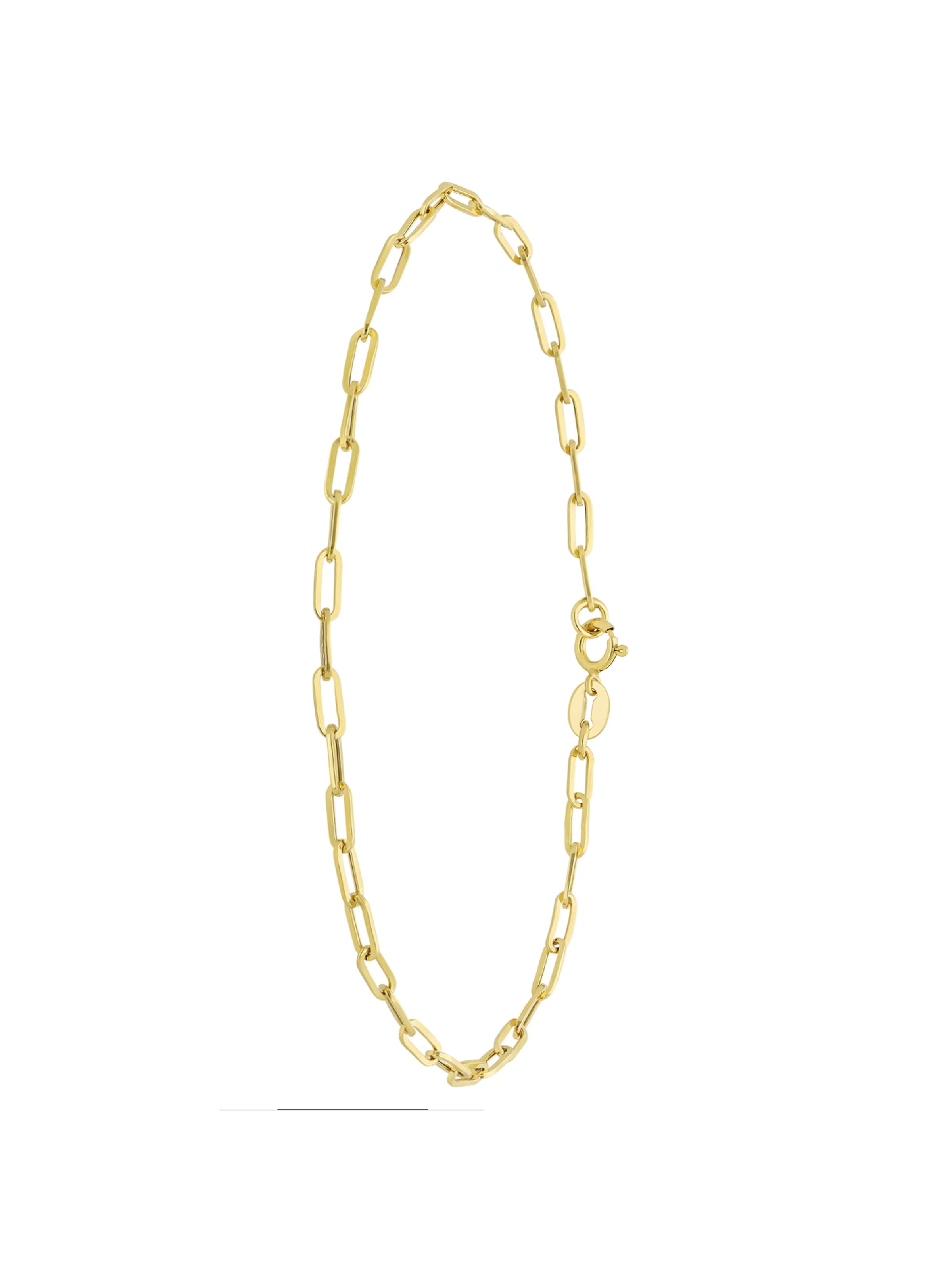 Lucardi Armband 'Klassisch' in Goud: voorkant