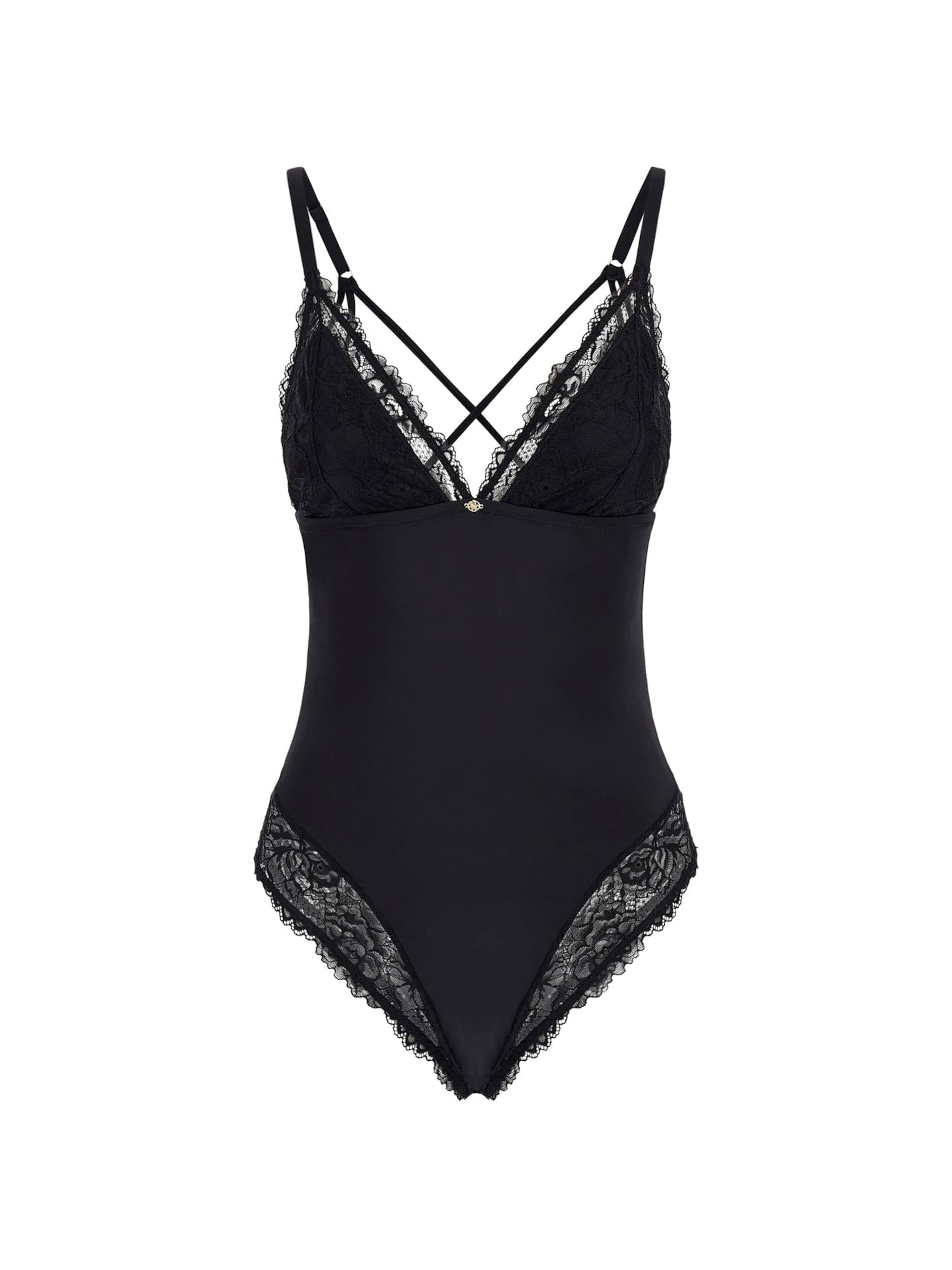 Body 'Tiziana' di GUESS in nero: frontale