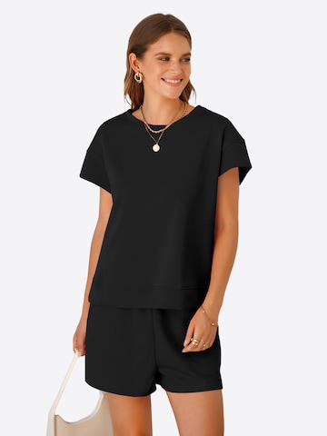 Imily Bela - Traje para estar en casa en negro: frente