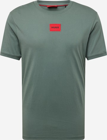 HUGO Red T-Shirt 'Diragolino212' in Grün: predná strana