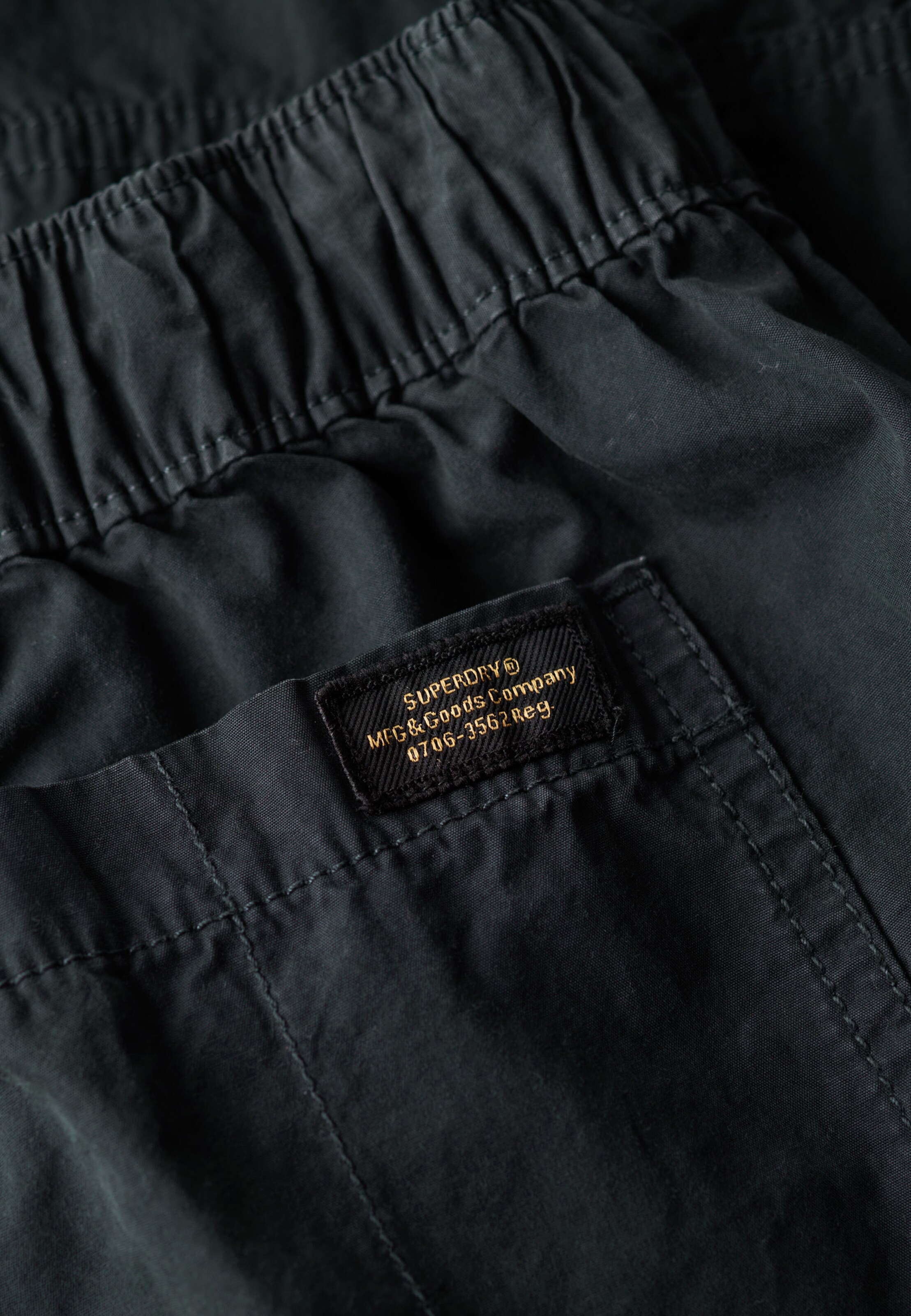 Superdry Wide leg Cargo Pants in Blue