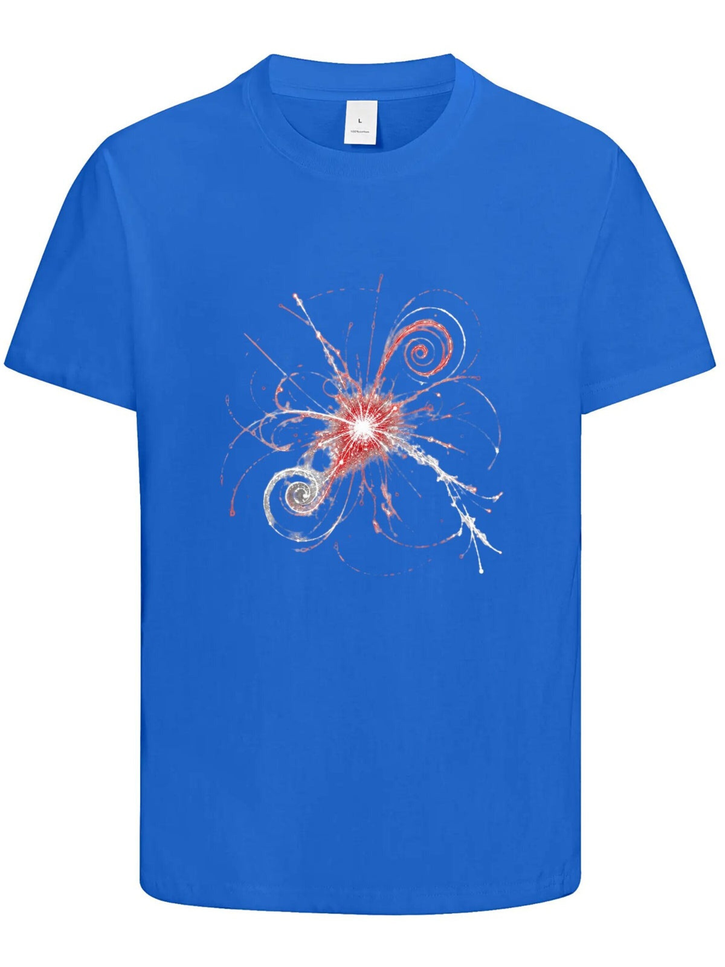 HUSKSWARE Shirt 'Herren T-Shirt mit Motivprint'‌‌‌ in Blau