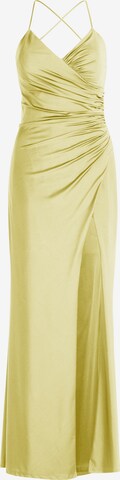 Vera Mont Evening Dress in Yellow: front