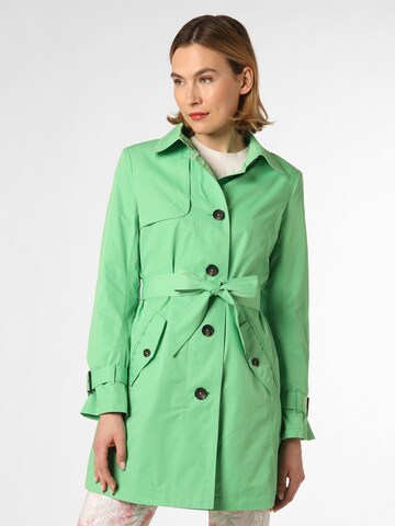 COMMA Between-Seasons Coat in Green: front