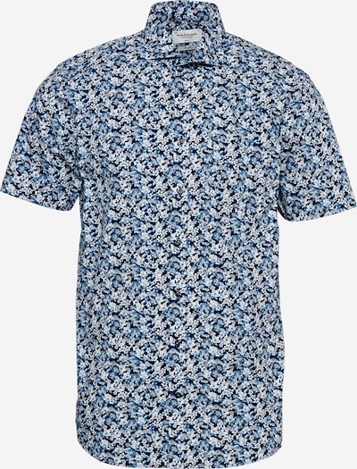 Bruun & Stengade Shirt 'Ferrara' in marine blue / Navy / Smoke blue / White, Item view
