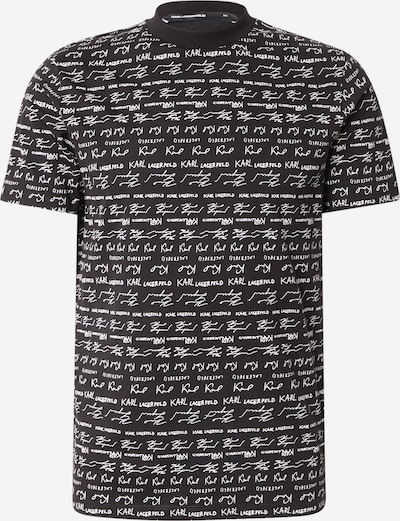 Marškinėliai iš Karl Lagerfeld, spalva – juoda / balta, Prekių apžvalga