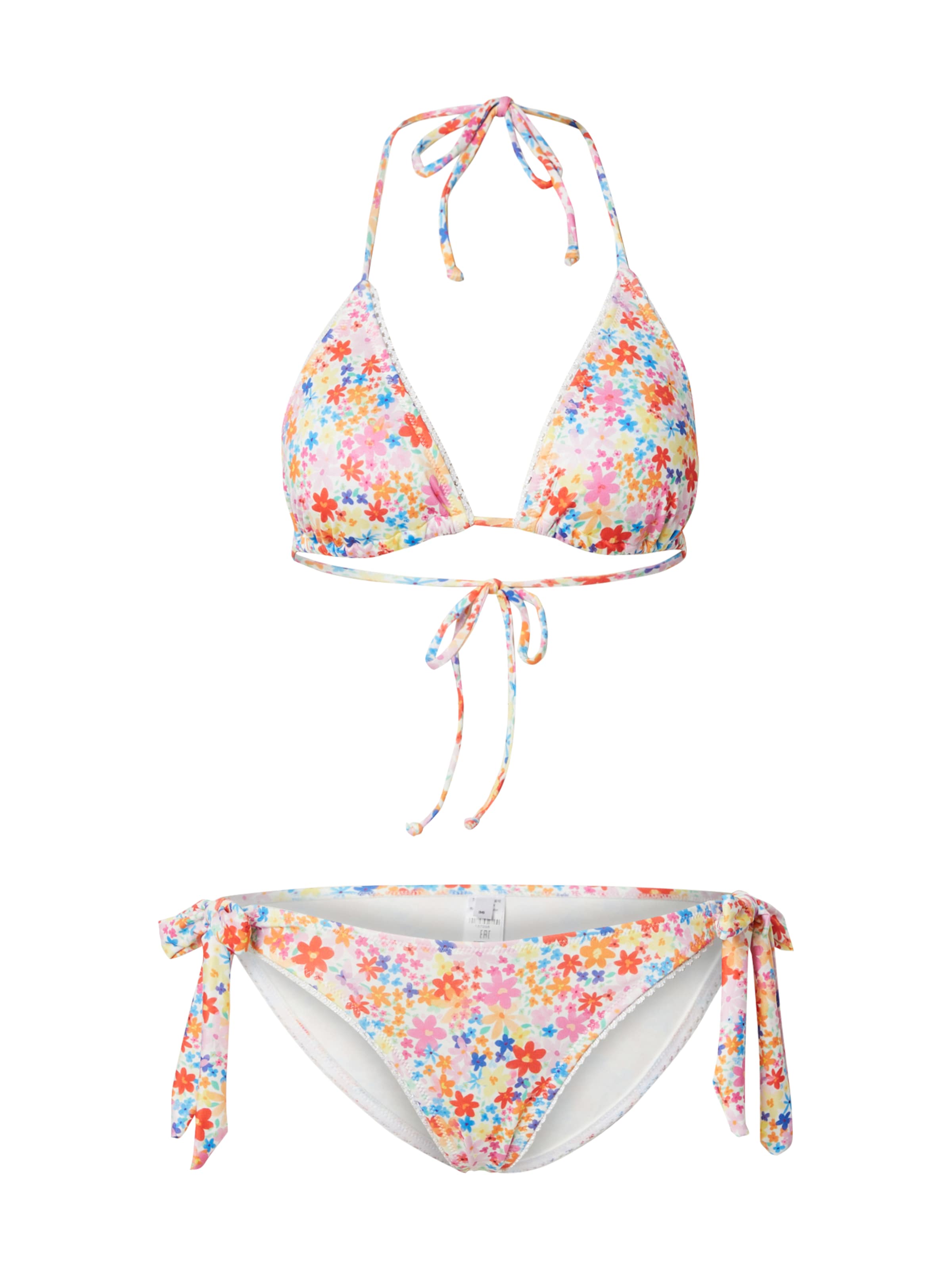 Trendyol Triangel Bikini in Mischfarben: Vorderseite